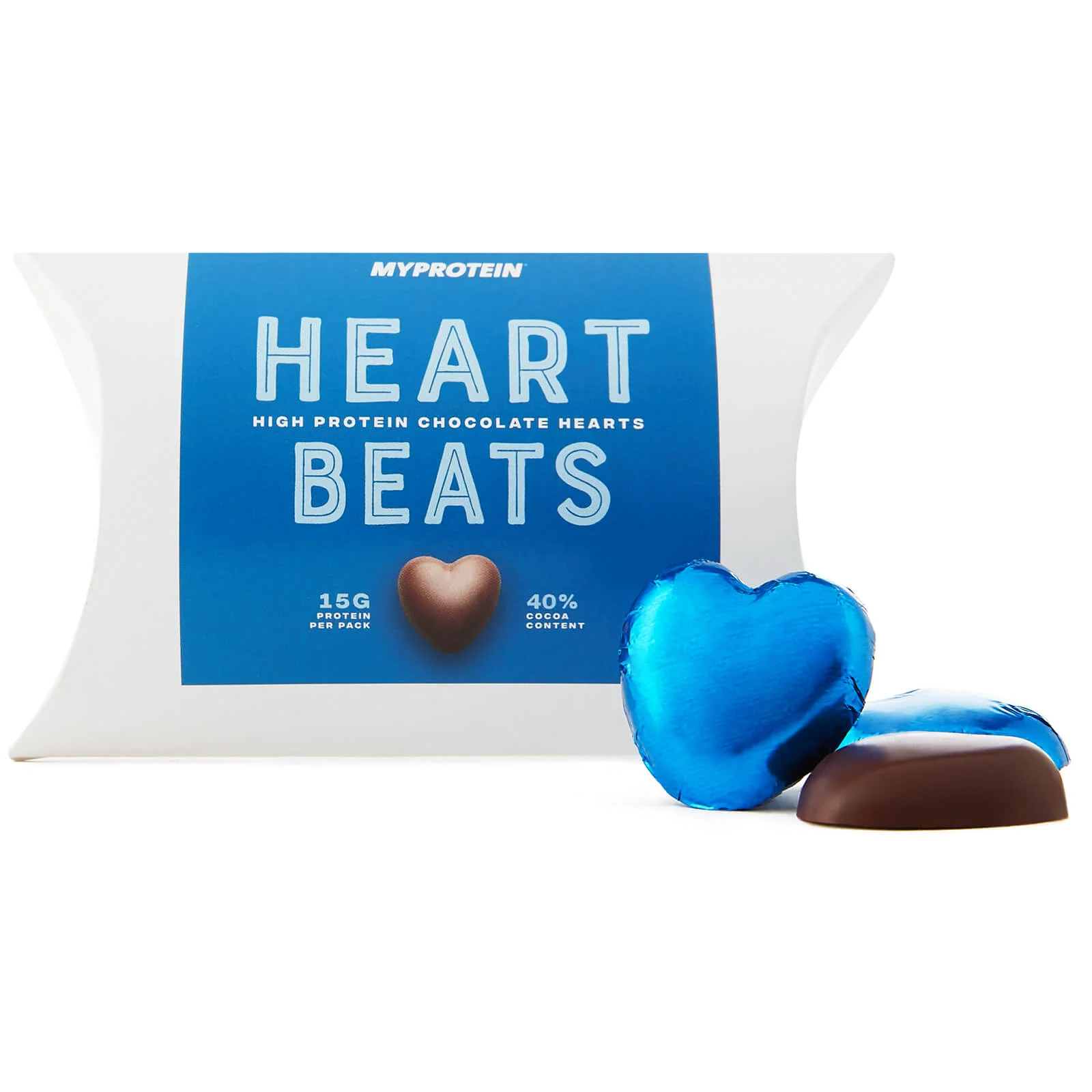 Cœurs en chocolat protéinés Image 1