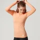 T-shirt zippé femmes manches longues