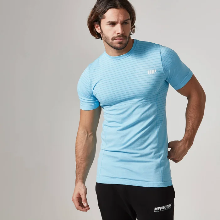 T-Shirt Sans Coutures Myprotein pour Hommes – Noir Marne