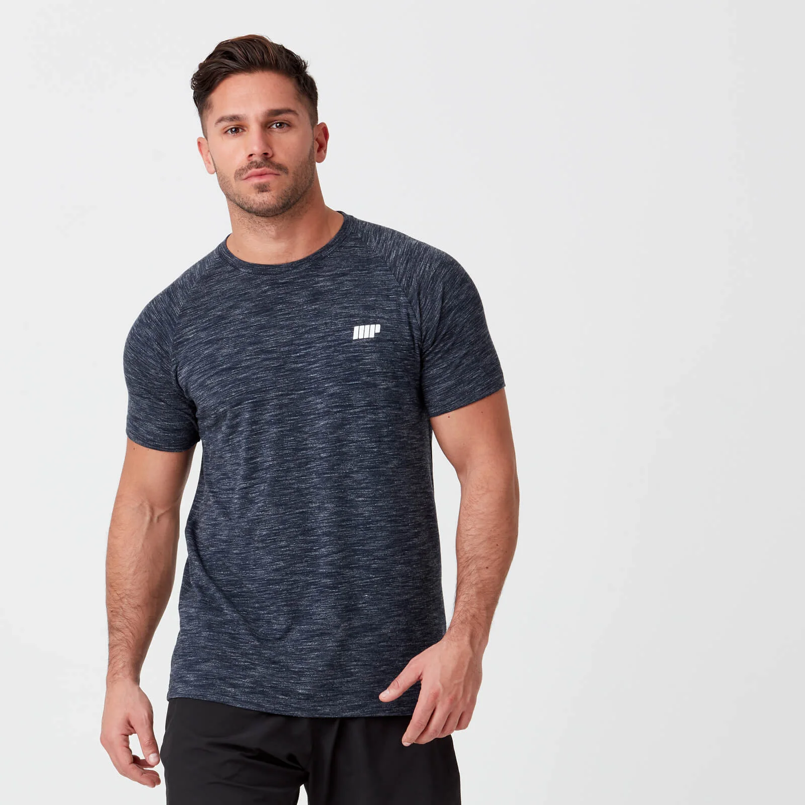 T-Shirt Performance - XS - Navy Marl Image 1
