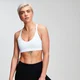 Brassière de sport MP Power en résille pour femmes – Blanc