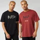 T-Shirt Graphic (x2) - Noir/Rouge