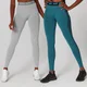 Legging Curve (x2 Argent/Noir)