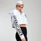 Sweat à capuche court Logo Rest Day - Blanc
