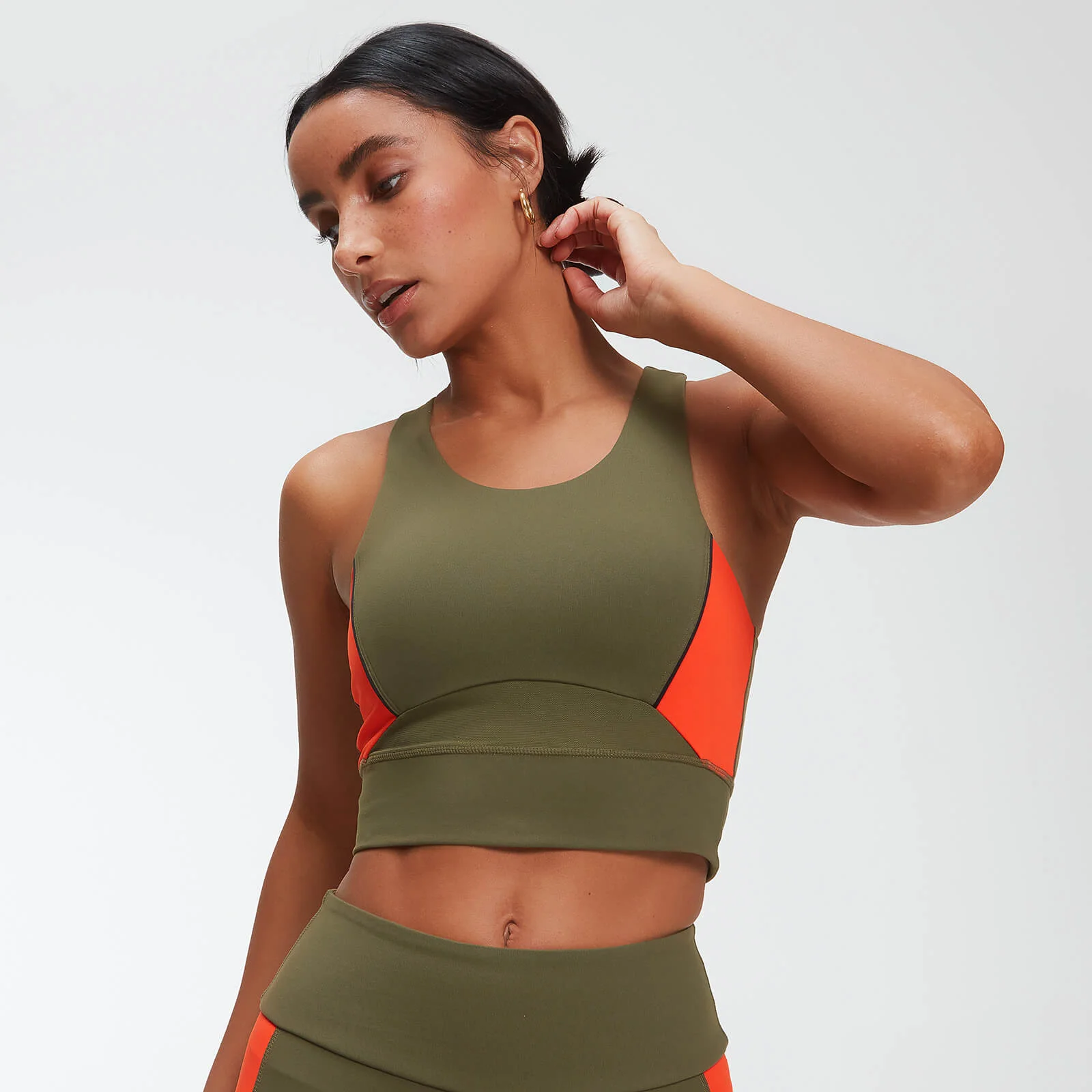 Power Longline Crop Top - Avocat - XS Image 1