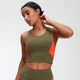 Power Longline Crop Top - Avocat