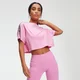 T-Shirt Crop Top Power - Rose Bonbon