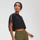 T-Shirt Crop Top Power - Noir