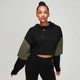 Sweat à capuche court Myprotein Rest Day pour femme - Noir