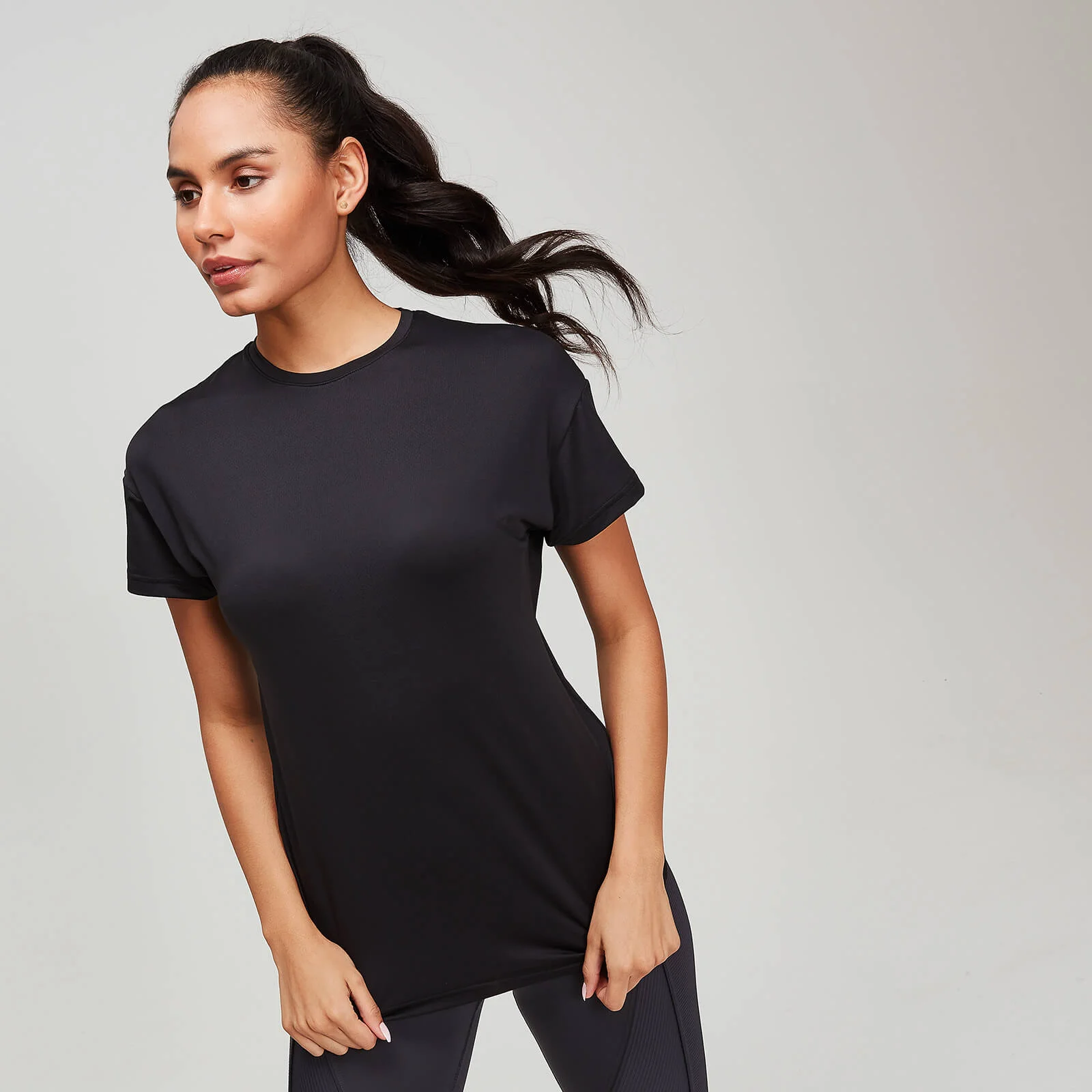 T-shirt d'entraînement texturé MP pour femme — Noir - XS Image 1