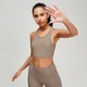 Brassière de sport d'entraînement texturée MP pour femme - Praline