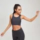 Brassière de sport d'entraînement texturée MP pour femme - Slate