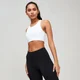 Brassière de sport d'entraînement texturée MP pour femme - Blanc