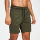 Short Tricot à Double Bande - Vert Armée