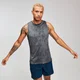 Débardeur ouvert Distressed MP Training pour homme - Carbone