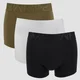 Lot de 3 boxers sport homme - noir / kaki / blanc