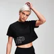 T-shirt court Power MP pour femmes - Noir