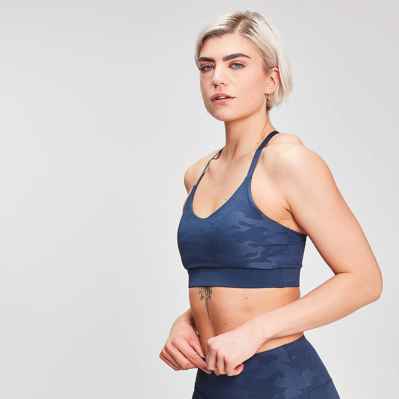 Brassière de sport MP Camo - Bleu Foncé - XS Image 1