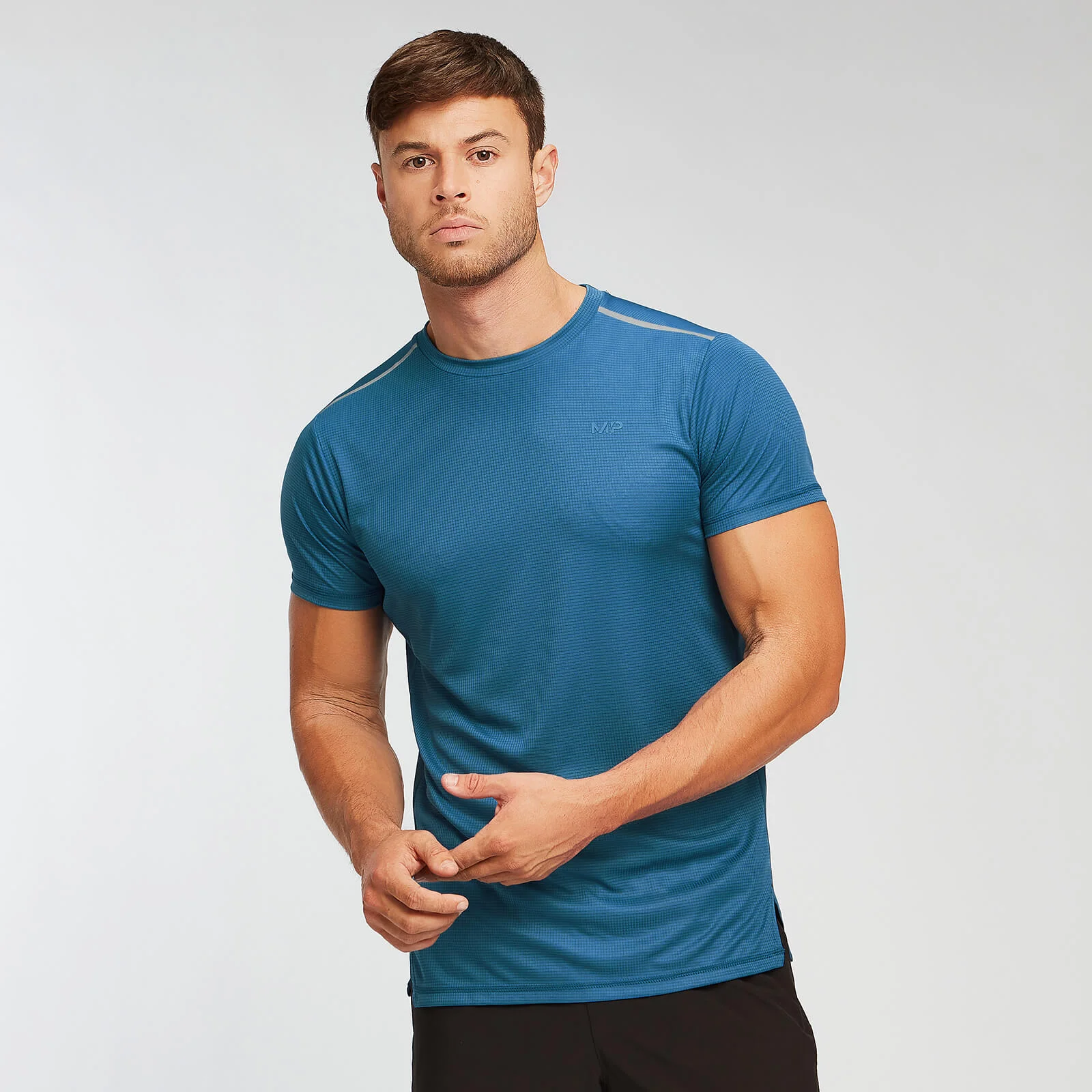 T-Shirt d'Entrainement Grid - Bleu - XS Image 1