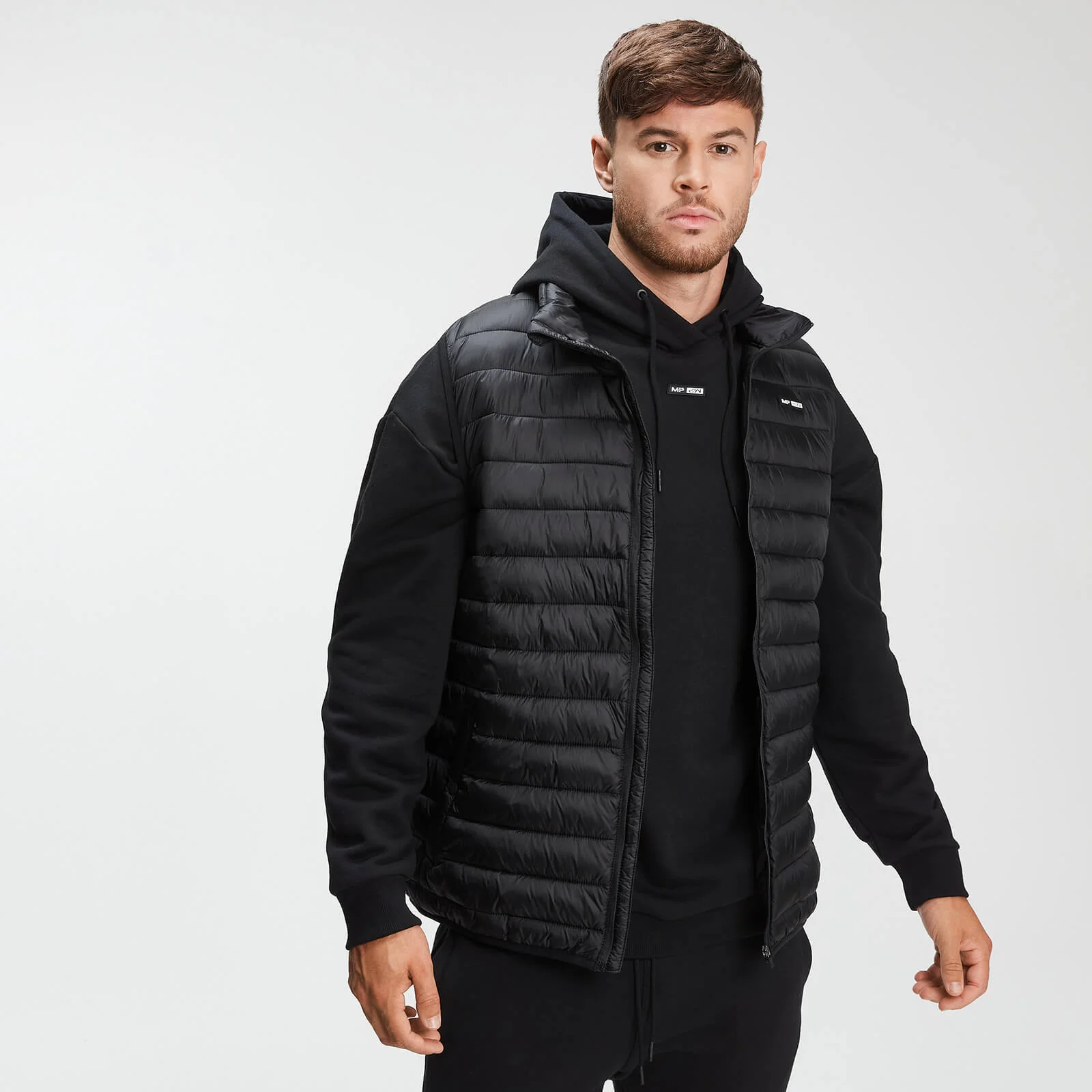 Doudoune sans manches légère pour hommes – Noir - XS Image 1