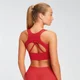 Brassière de sport Power Longline - Rouge