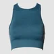 Brassière sans coutures délavée – Bleu Foncé