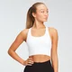 Brassière de sport à dos croisé sans coutures MP Shape Seamless Ultra pour femmes – Blanc
