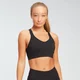 Brassière de sport MP à motif Geo Print pour femmes – Noir