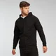 Sweat à capuche zippé MP Form pour hommes – Noir