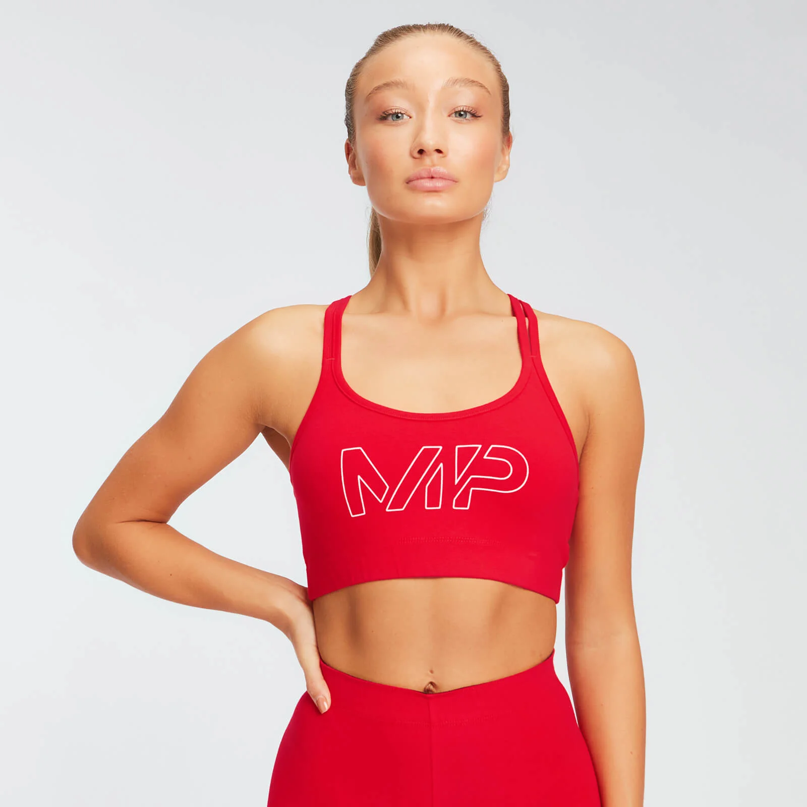 Brassière en jersey MP - Rouge - XS Image 1