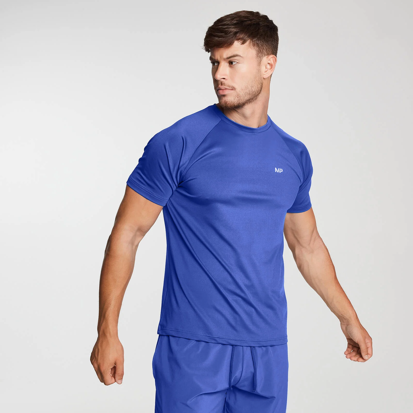 T-Shirt D'entraînement Imprimé MP Pour Homme - Cobalt - XS Image 1