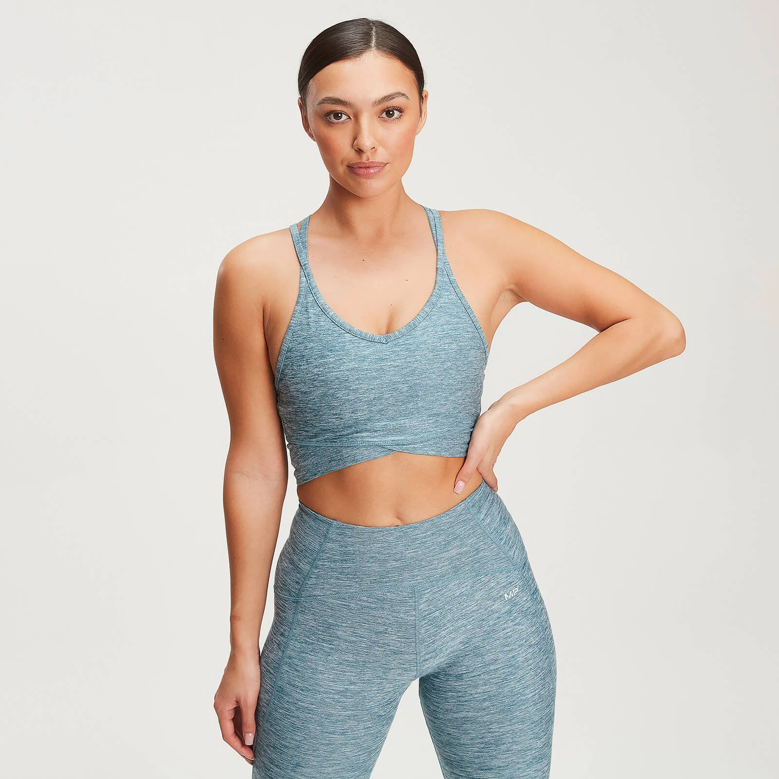 Brassière de sport Composure pour femmes – Bleu sarcelle - XS Image 1