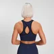 Brassière de sport côtelée sans coutures MP Training pour femmes – Bleu minuit