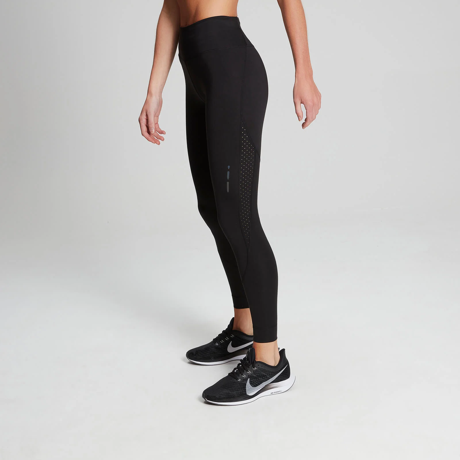 Legging Power Ultra – Noir/Rouge danger - XS Image 1