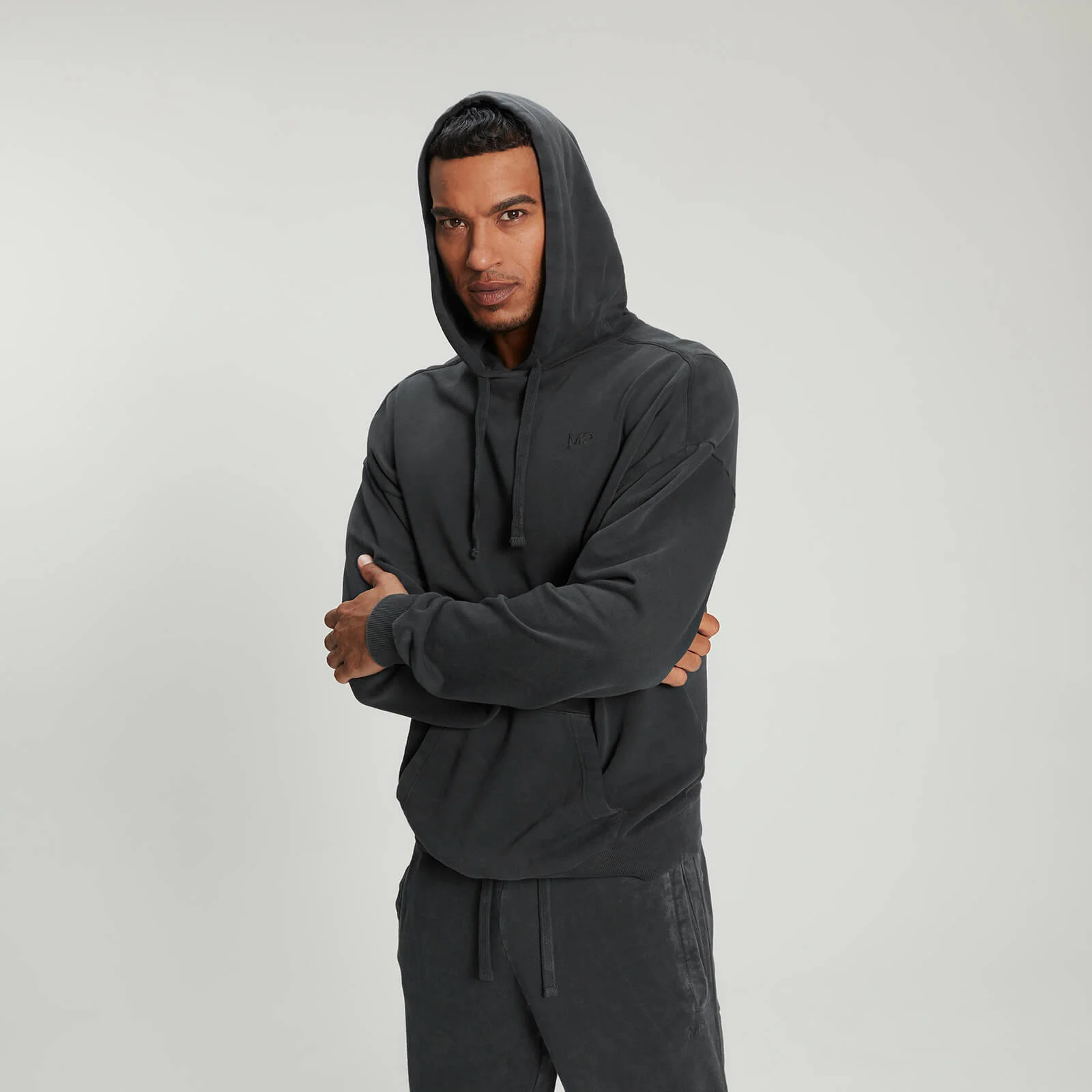 Sweat à capuche MP Training pour hommes – Noir délavé - XS Image 1