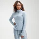 Haut à fermeture éclair ¼ MP Velocity pour femmes – Bleu clair