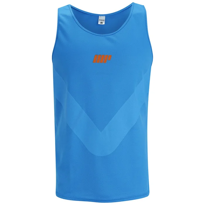 Myprotein Men's Racer Back Running Vest - Blue (USA)