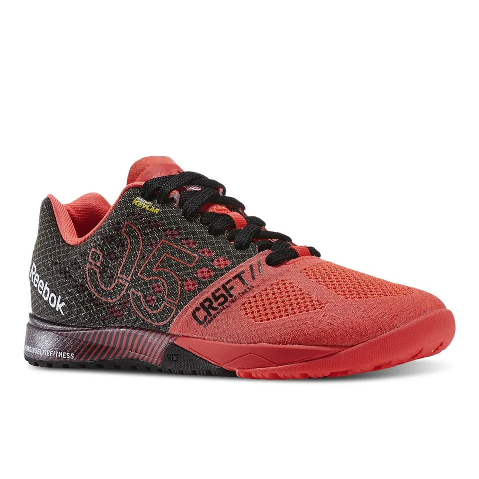 Reebok Women's Crossfit Nano 5.0 Trainers - Neon Cherry/Black Image 1
