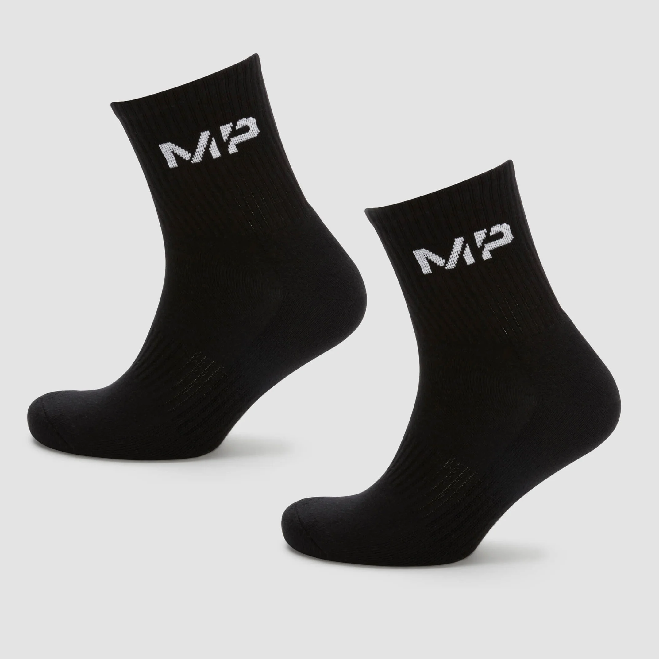 Chaussettes de tennis pour homme - Noir - UK 6-8 Image 1