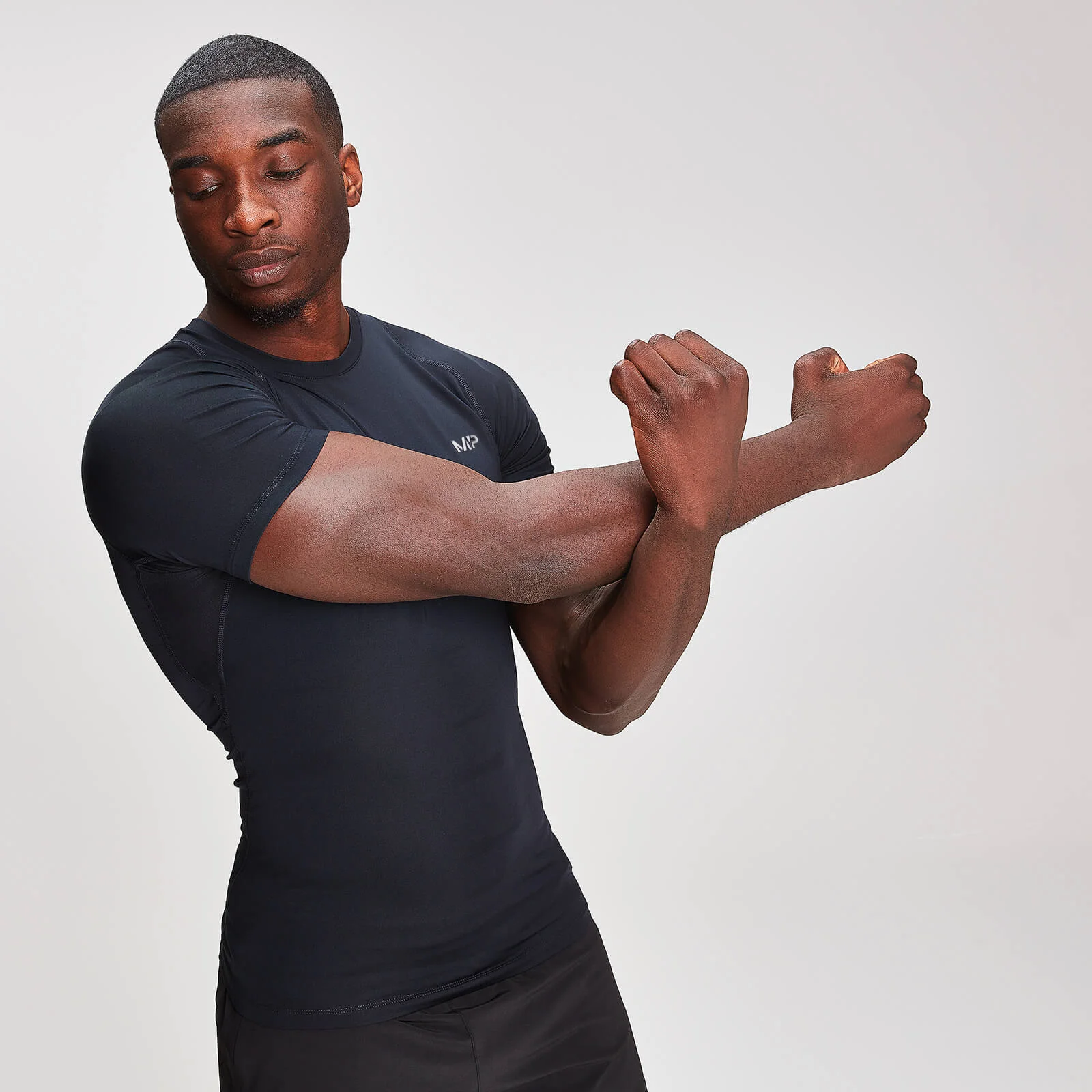 T-shirt à manches courtes base MP pour hommes – Noir - XS Image 1
