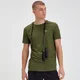 T-Shirt à Manche Courte MP Performance - Vert Armée & Noir