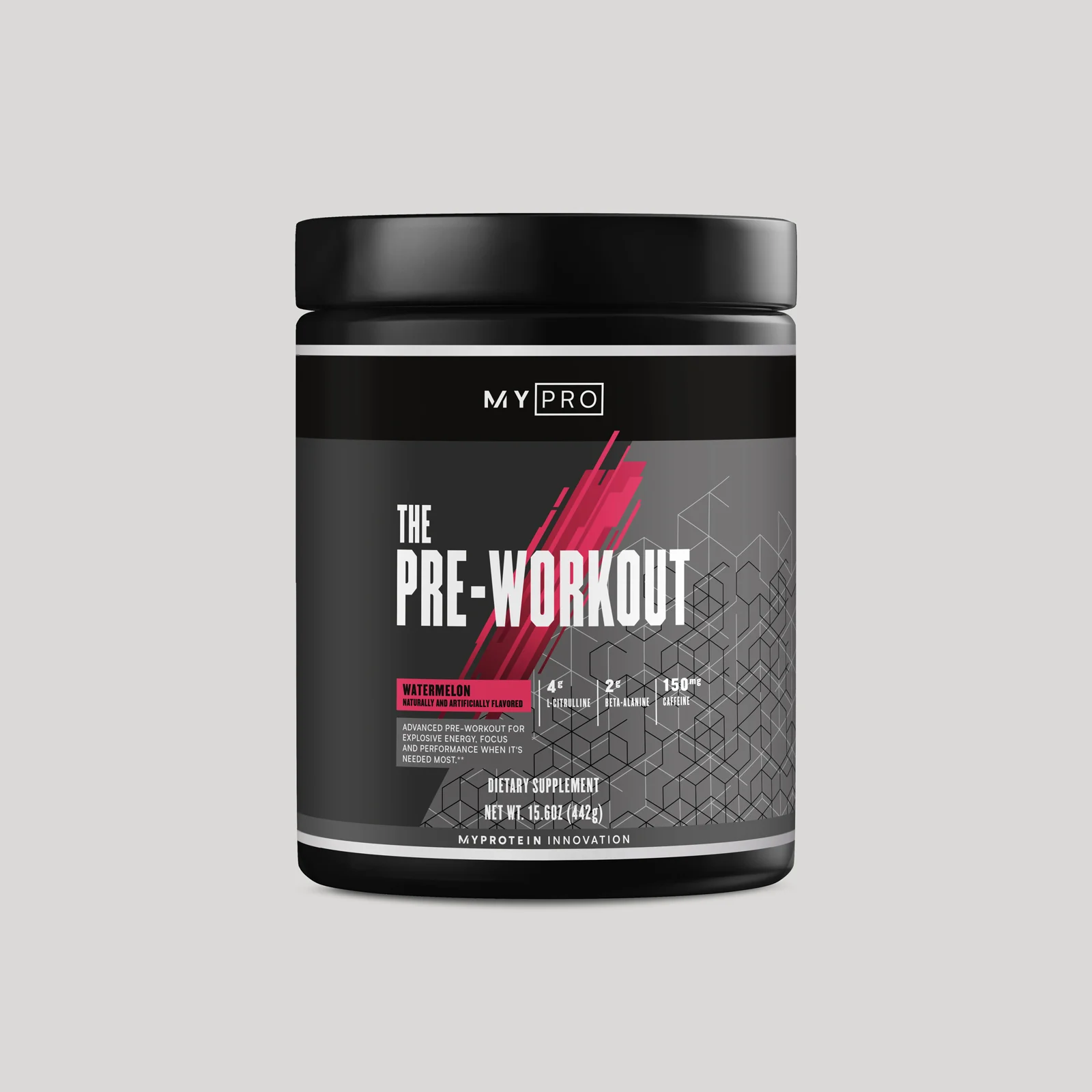 Myprotein THE Pre Workout (USA) - 0.97lb - 30portions - Pastèque Image 1