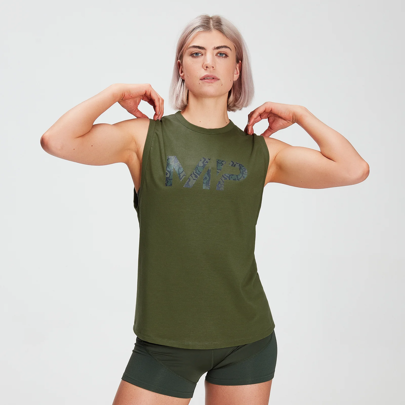 Débardeur à emmanchures échancrées MP drirelease® pour femmes – Vert feuille - XXS Image 1