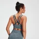 Brassière d’entraînement sans coutures pour femmes – Bleu sarcelle