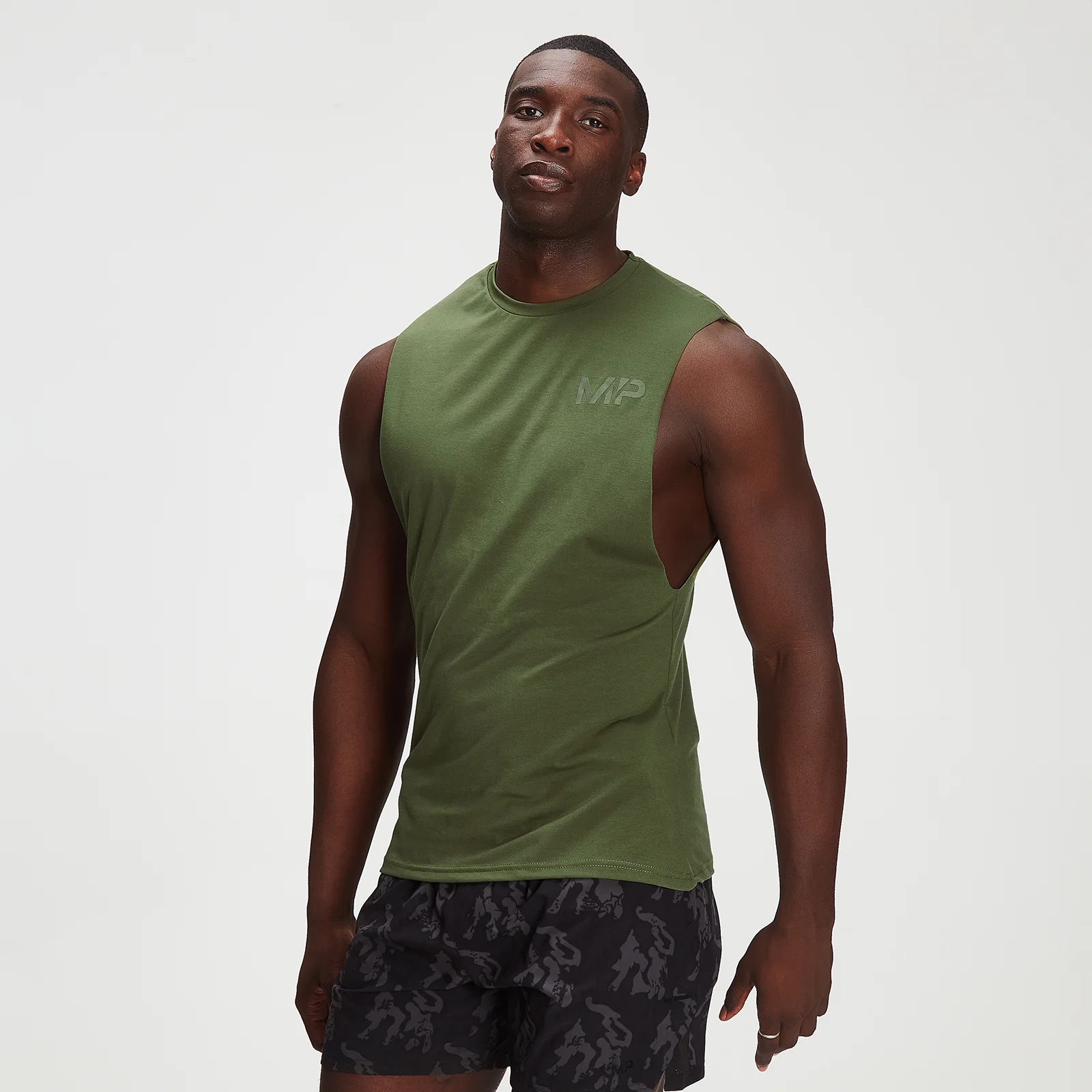 Débardeur à imprimé camouflage ton sur ton MP Adapt drirelease® pour hommes – Vert feuille - XXS Image 1