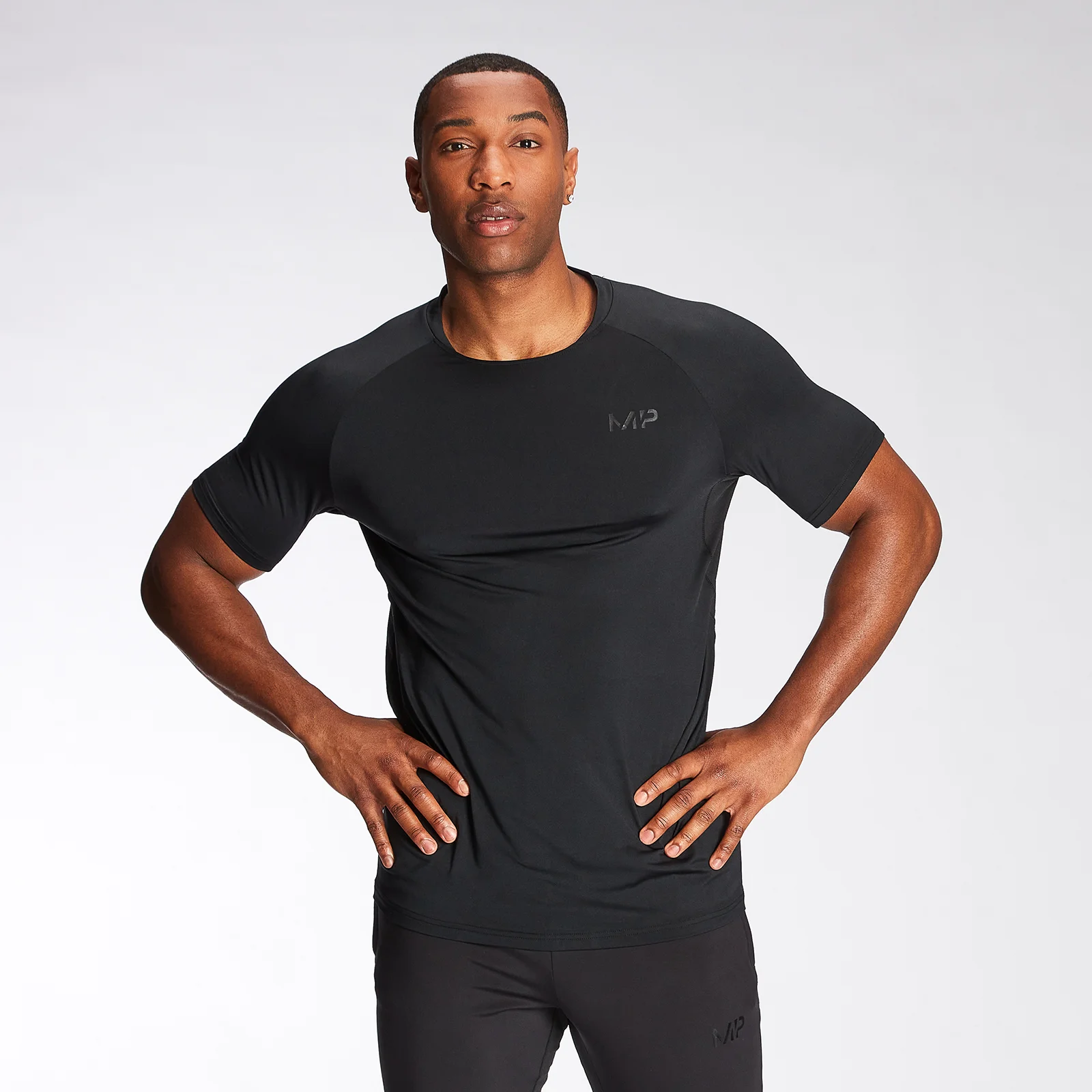 MP Men's Agility Short Sleeve T-Shirt - Black - XXS Image 1