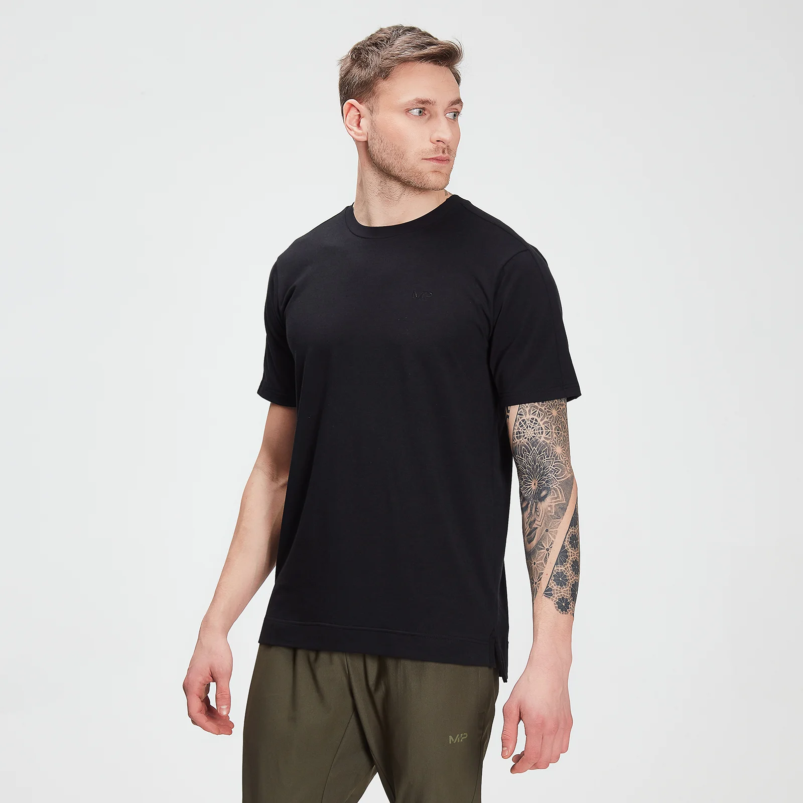 T-shirt d’entraînement à manches courtes drirelease® MP pour hommes – Noir - XXS Image 1