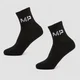 Chaussettes de tennis MP Essentials pour femmes (lot de 2) – Noir