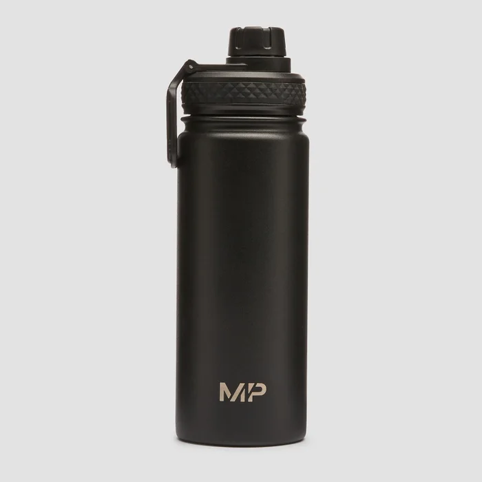 Bouteille d’eau en acier inoxydable de taille moyenne MP – Noir – 500 ml