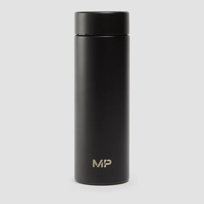 Bouteille d’eau en acier inoxydable de grande taille MP – Noir – 750 ml
